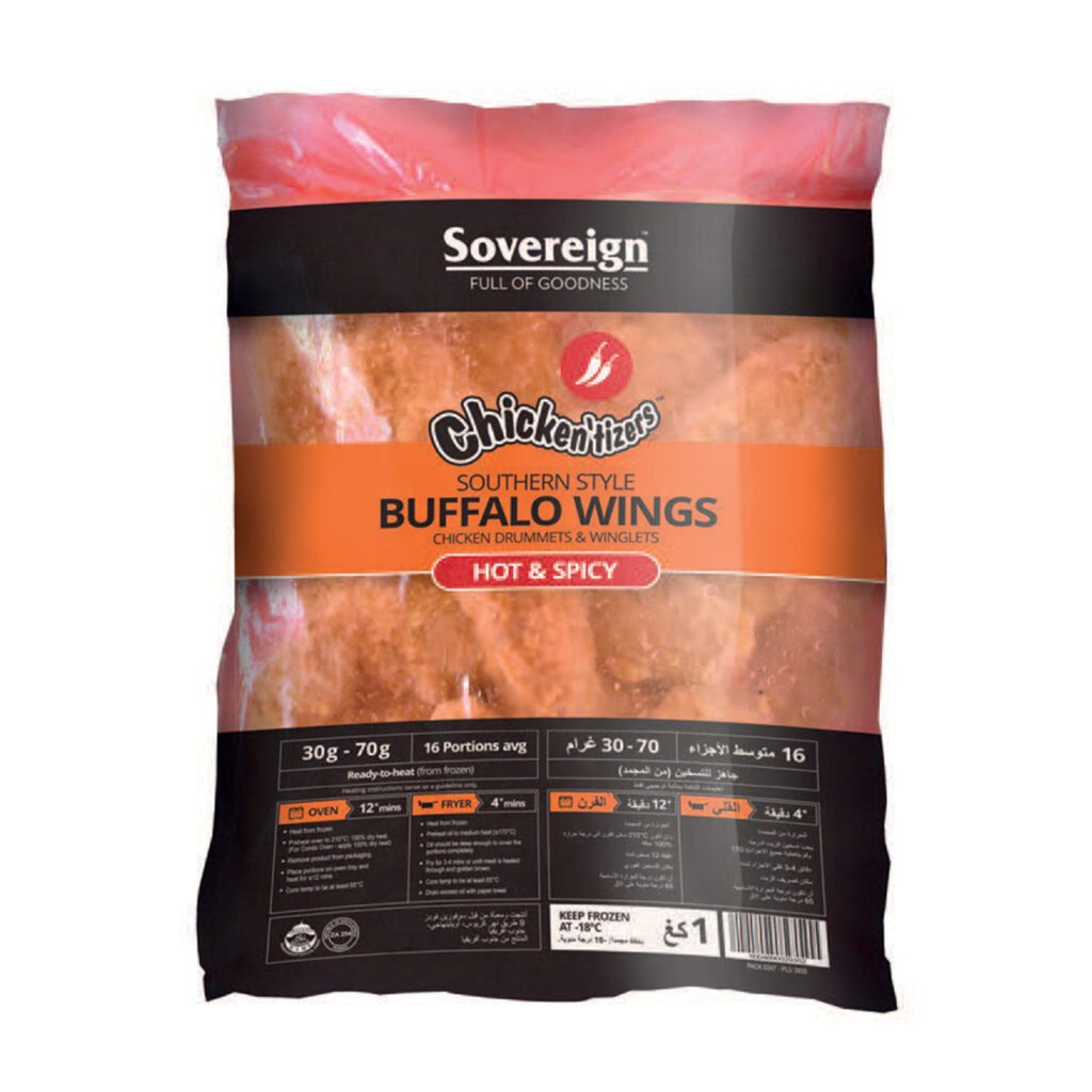 Render of Chicken'tizers Southern Style Popcorn Hot & Spicy Flavour