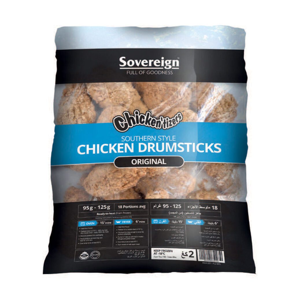 Render of Chicken'tizers Southern Style Drumsticks Original Flavour