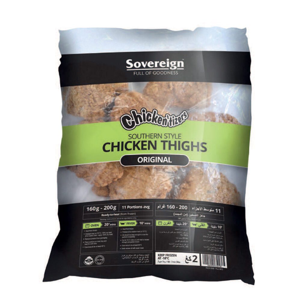 Render of Chicken'tizers Southern Style Thighs Original Flavour
